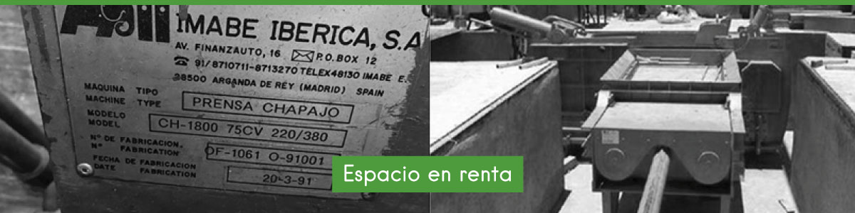 Prensa en bodega